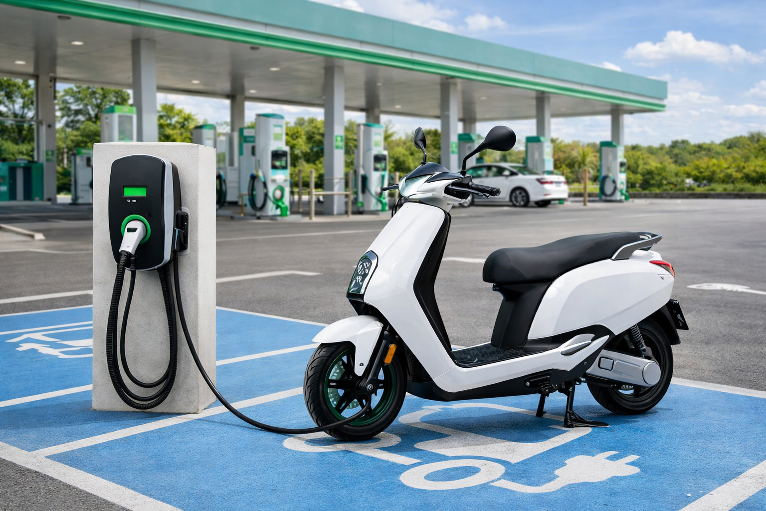 Carregamento rápido para scooter elétrico