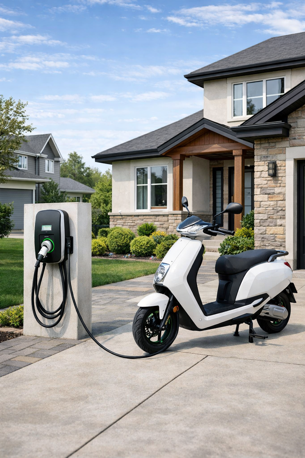 Como adaptar sua casa para recarga de scooter elétrico e e-bike.
