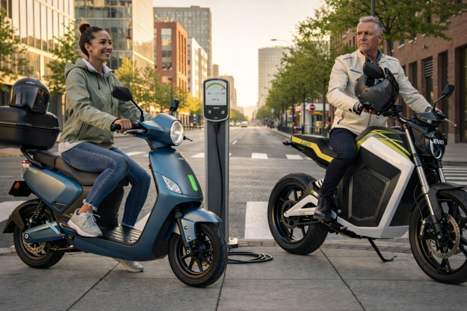 Diferença de Consumo entre Scooter Elétrica e Moto Elétrica