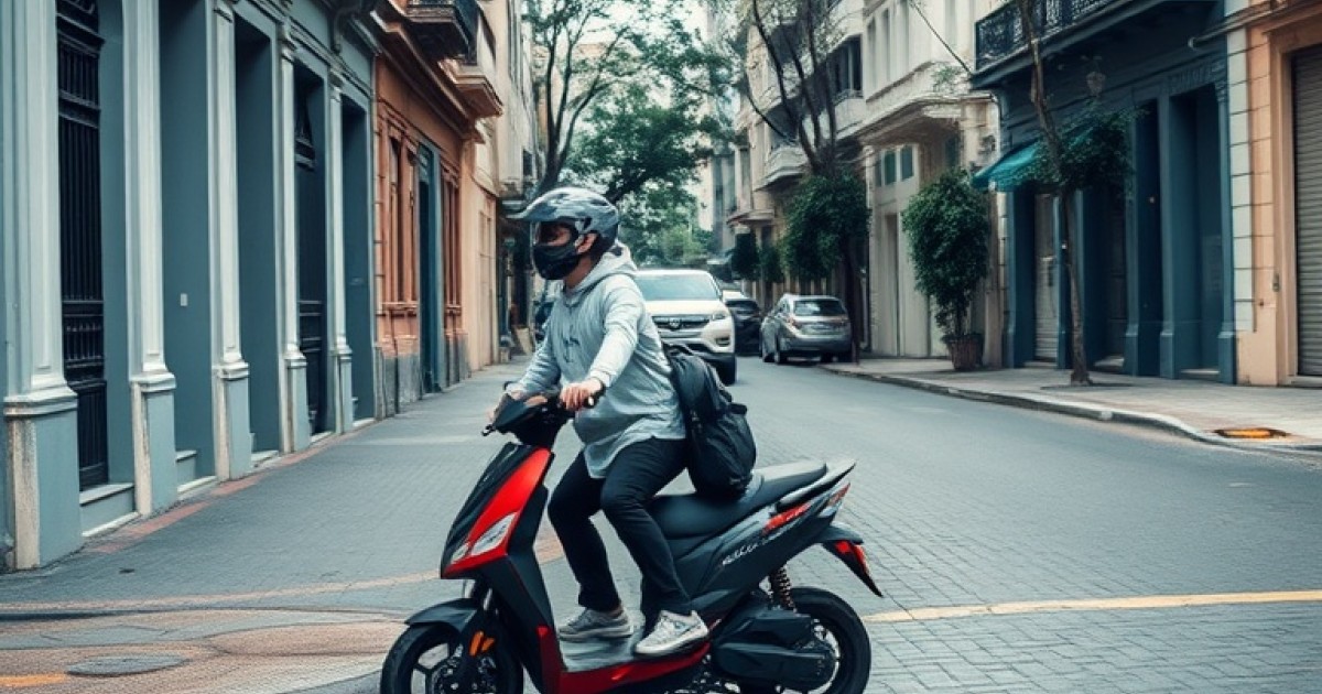 É obrigatório usar capacete em scooter autopropelido?