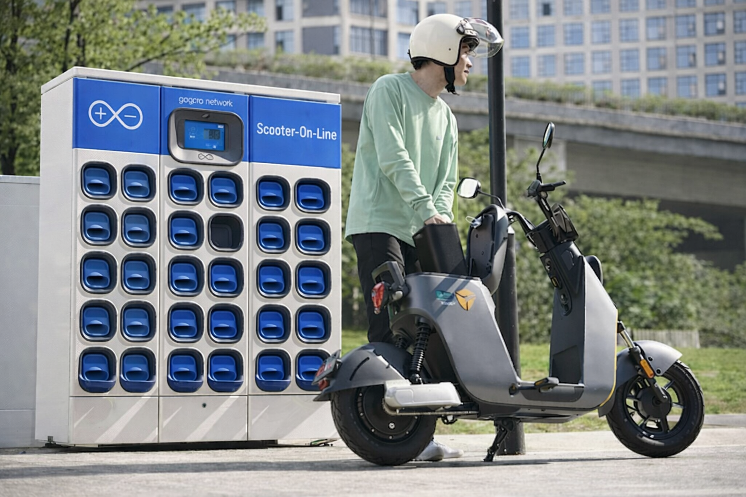 Carregamento rápido para scooter elétrico