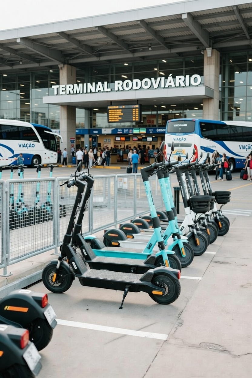 Integração de Scooters Elétricas com Plataformas de Transporte Público