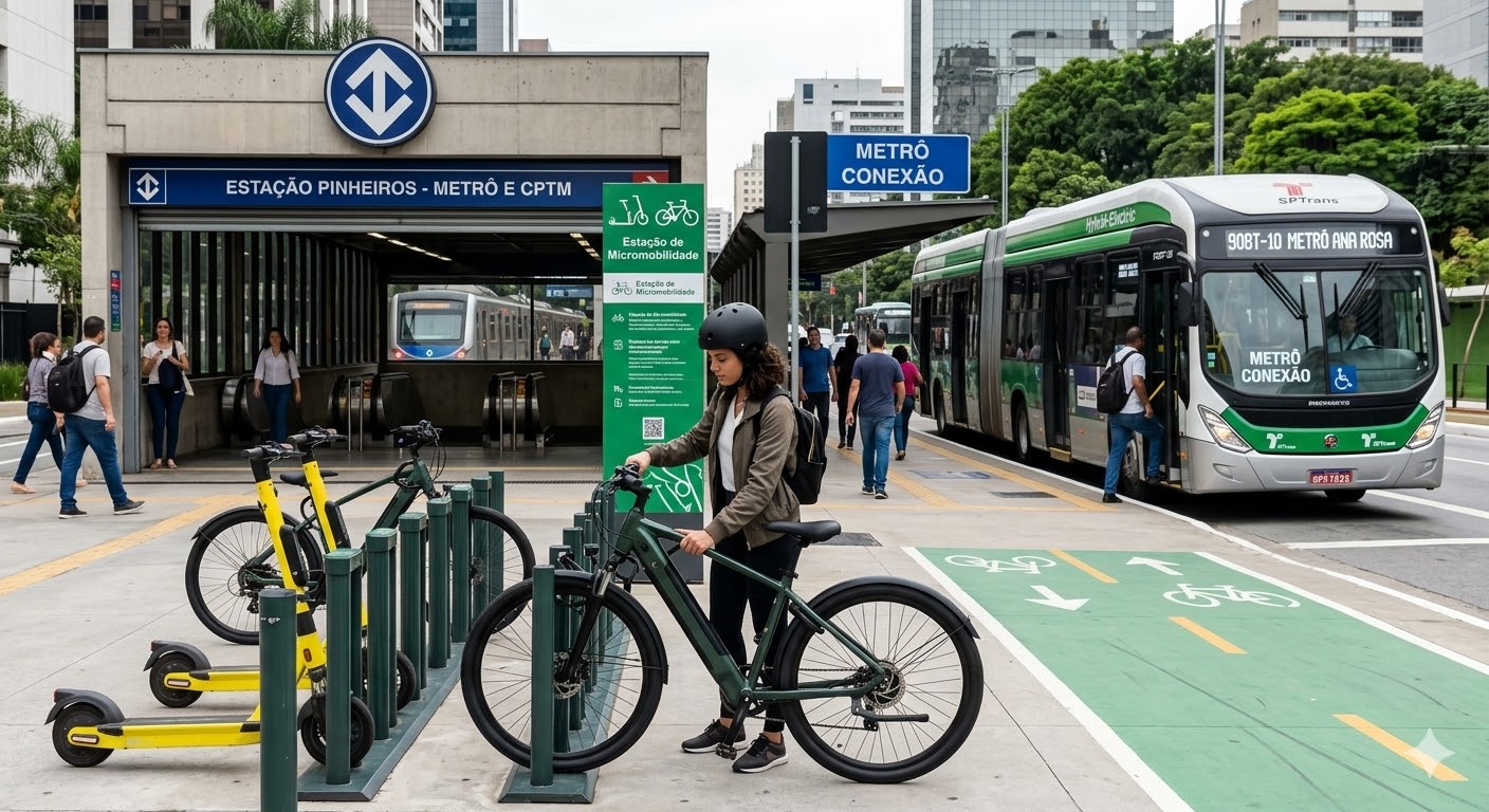 O Papel de Patinetes e E-bikes na Cidade