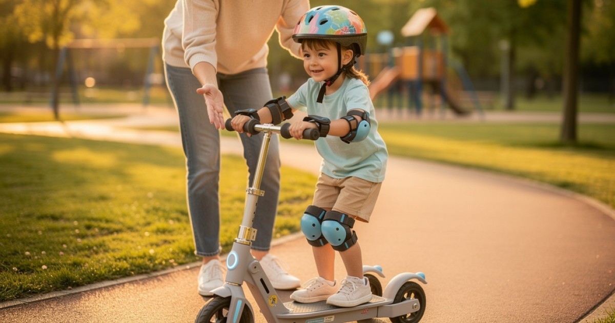Scooter elétrico para crianças o que considerar