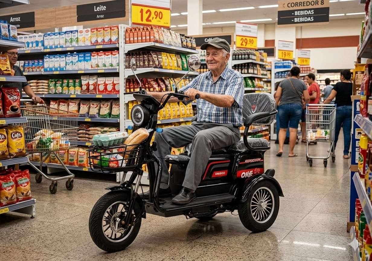 Triciclo elétrico DROP TRI 1000W