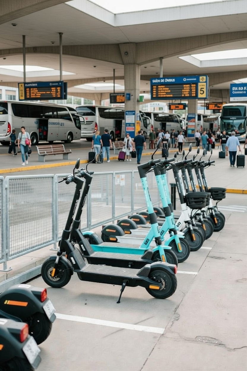 Integração de Scooters Elétricas com Plataformas de Transporte Público