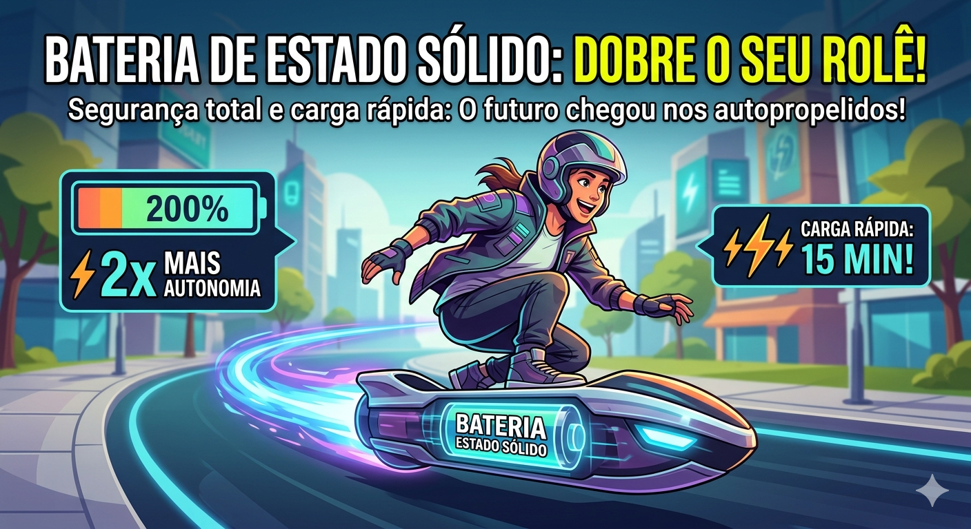 ​O que são baterias de estado sólido e por que elas vão dominar o mercado de scooters?