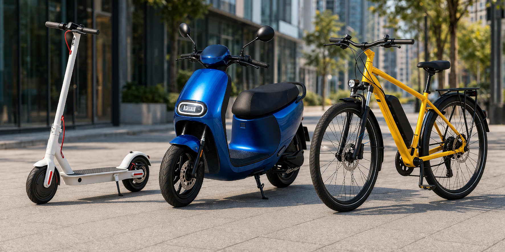 Scooter, E-bike ou Patinete: Qual Autopropelido é Ideal para Você?