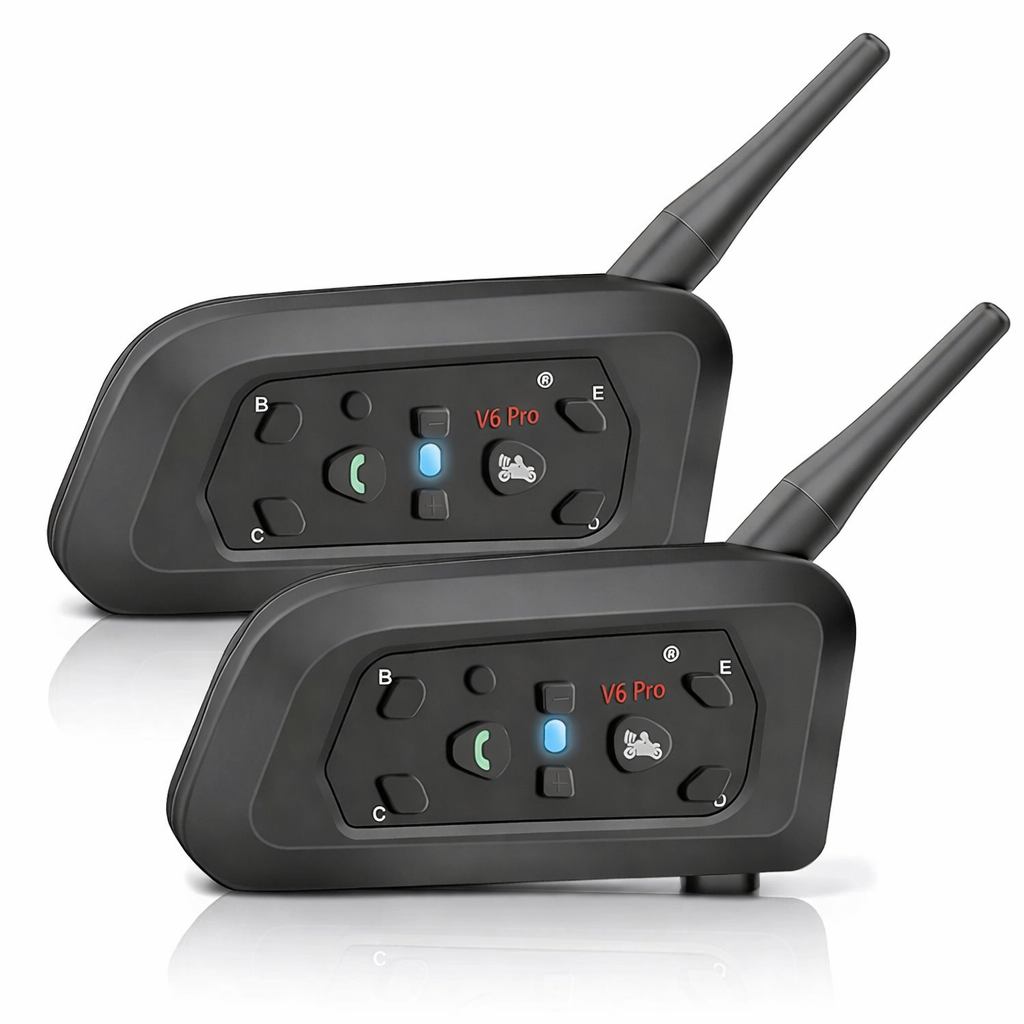 Intercomunicador LookEarth V6 Pro+ Duo | Comunicação Estável para Pilotagem em Grupo