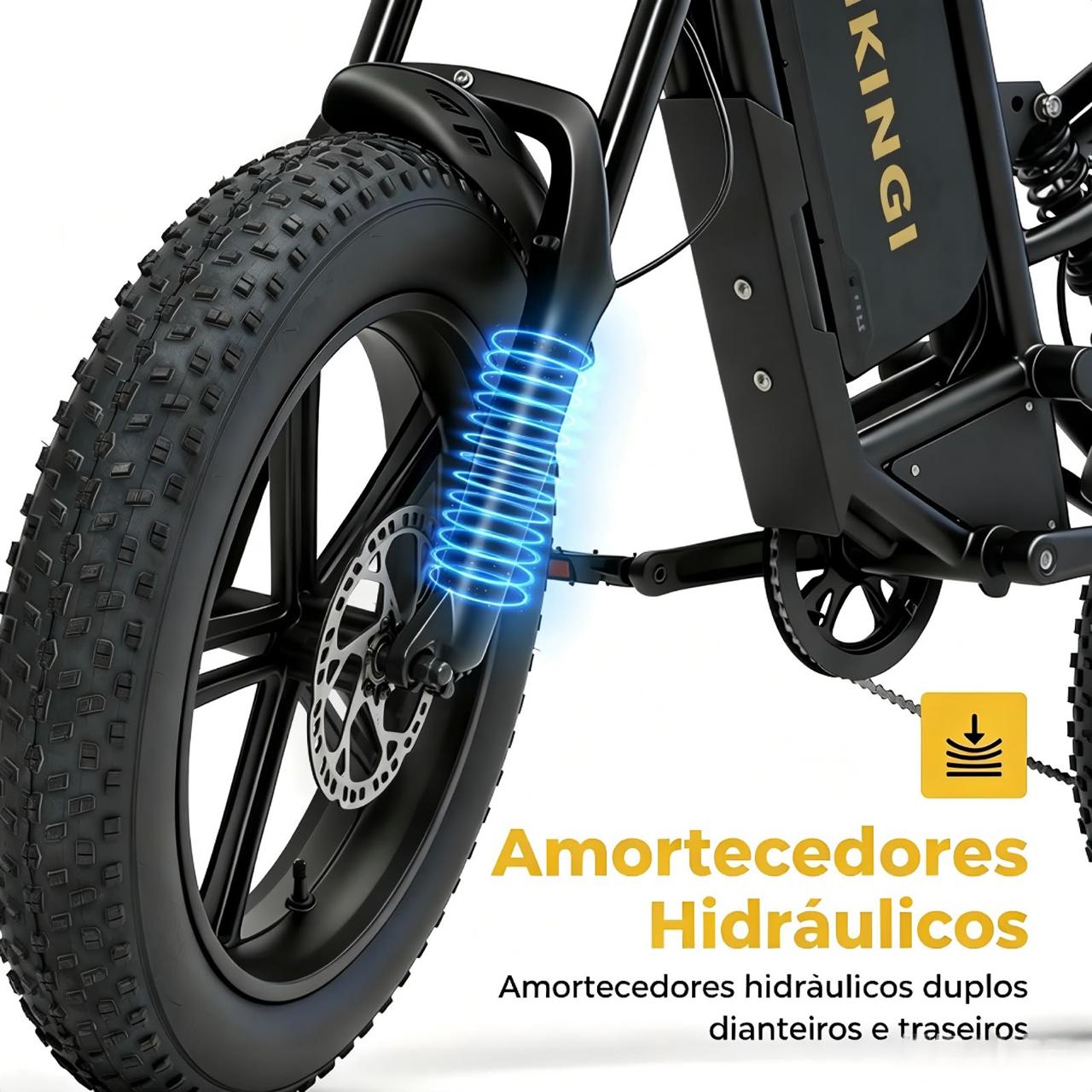 V8 Bike elétrica assistida 1000Watts