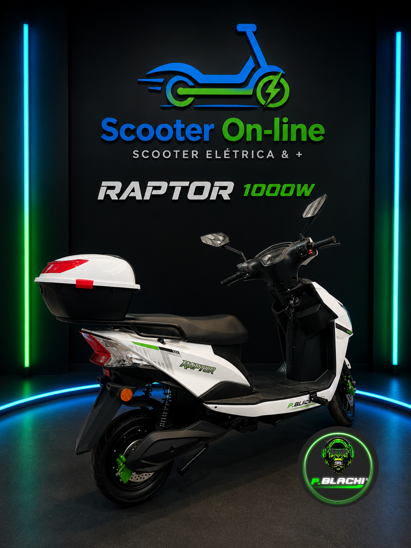 Scooter Elétrico Raptor