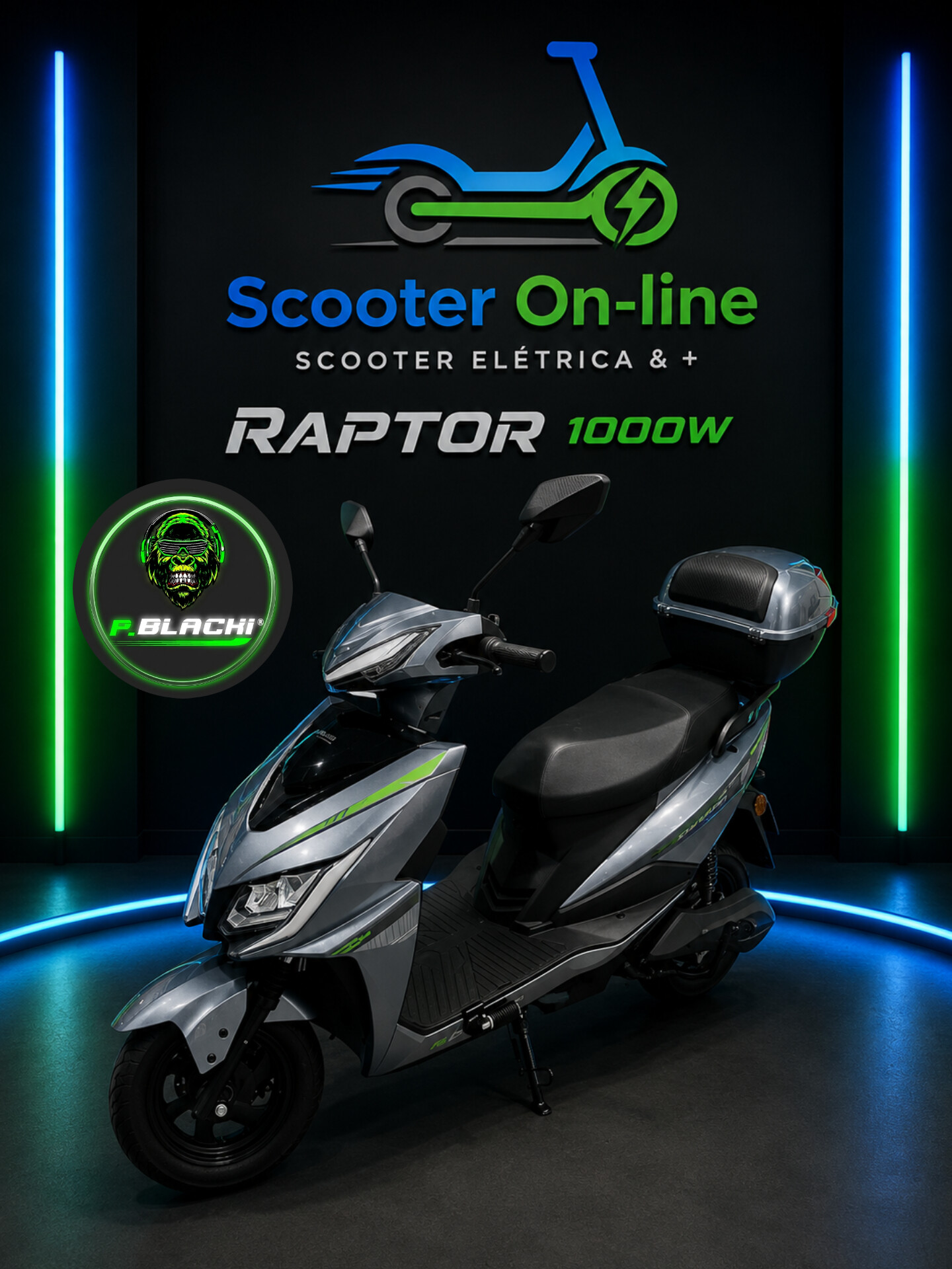 Scooter Elétrico Raptor