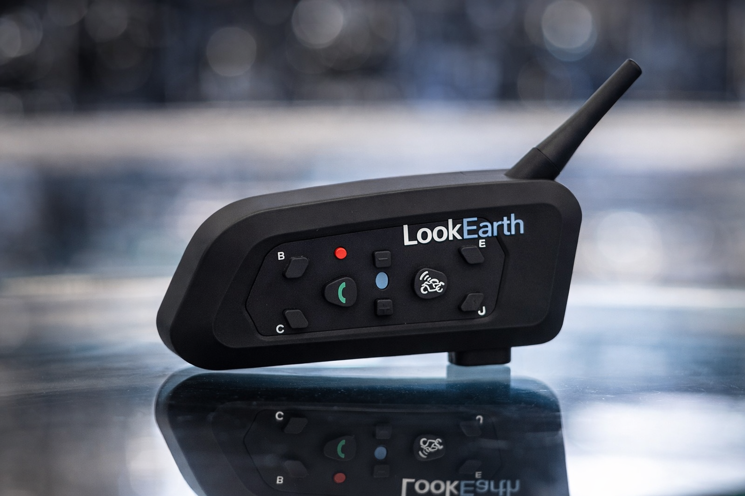 Intercomunicador LookEarth V6 Pro Unitário | Comunicação Avançada para Pilotagem em Grupo